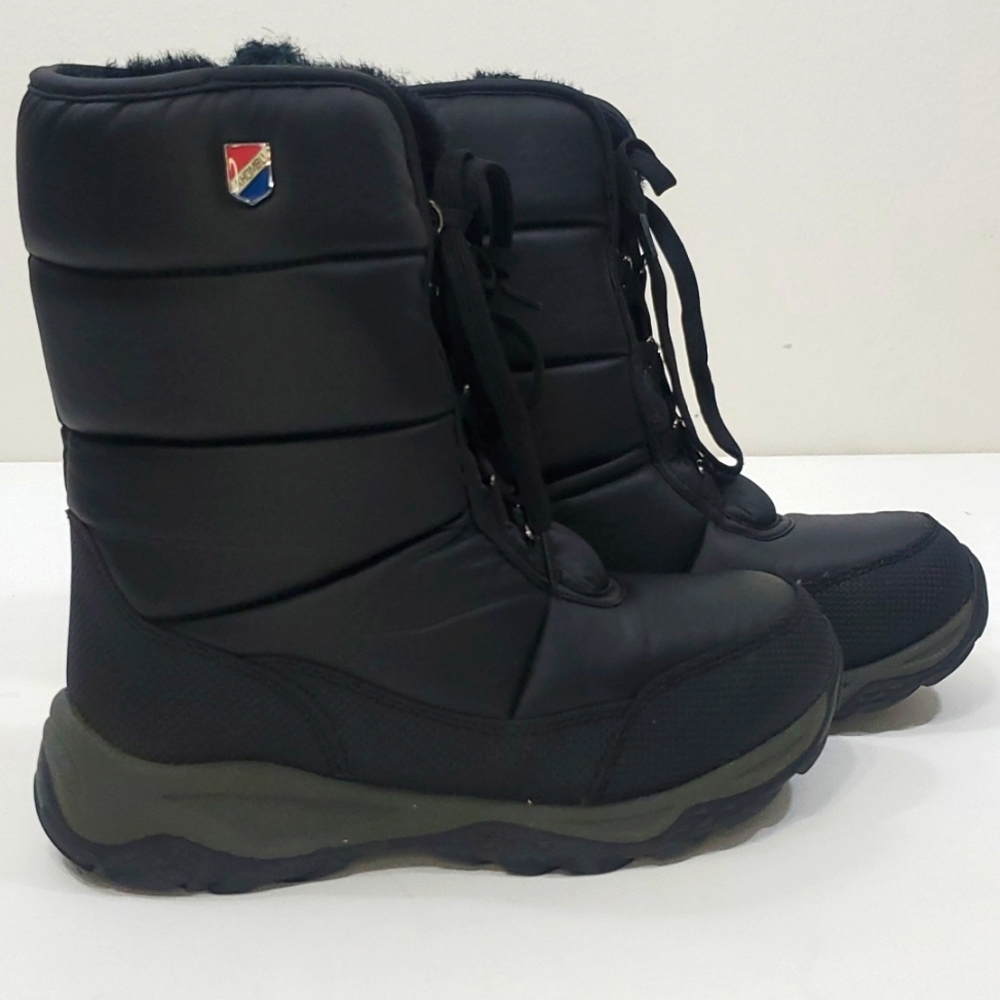 Khombu black snow ski women's boot size 6